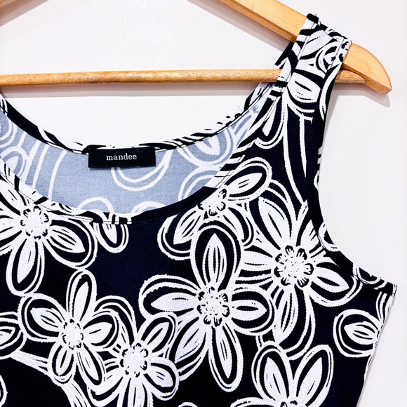 MANDEE Navy floral dress - Picture 3 of 6